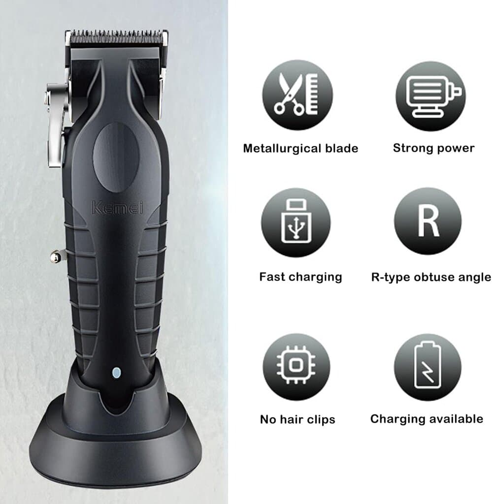 Kemei Hair Clipper - KM-2296 (Black) 3