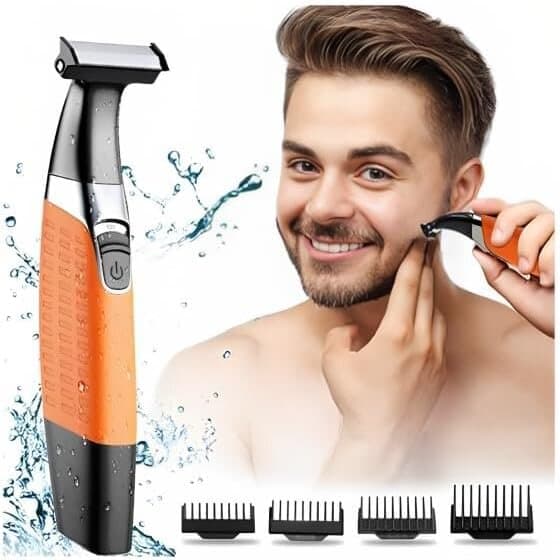 Kemei Men'S Shaving - KM-1910 (Orange) 7