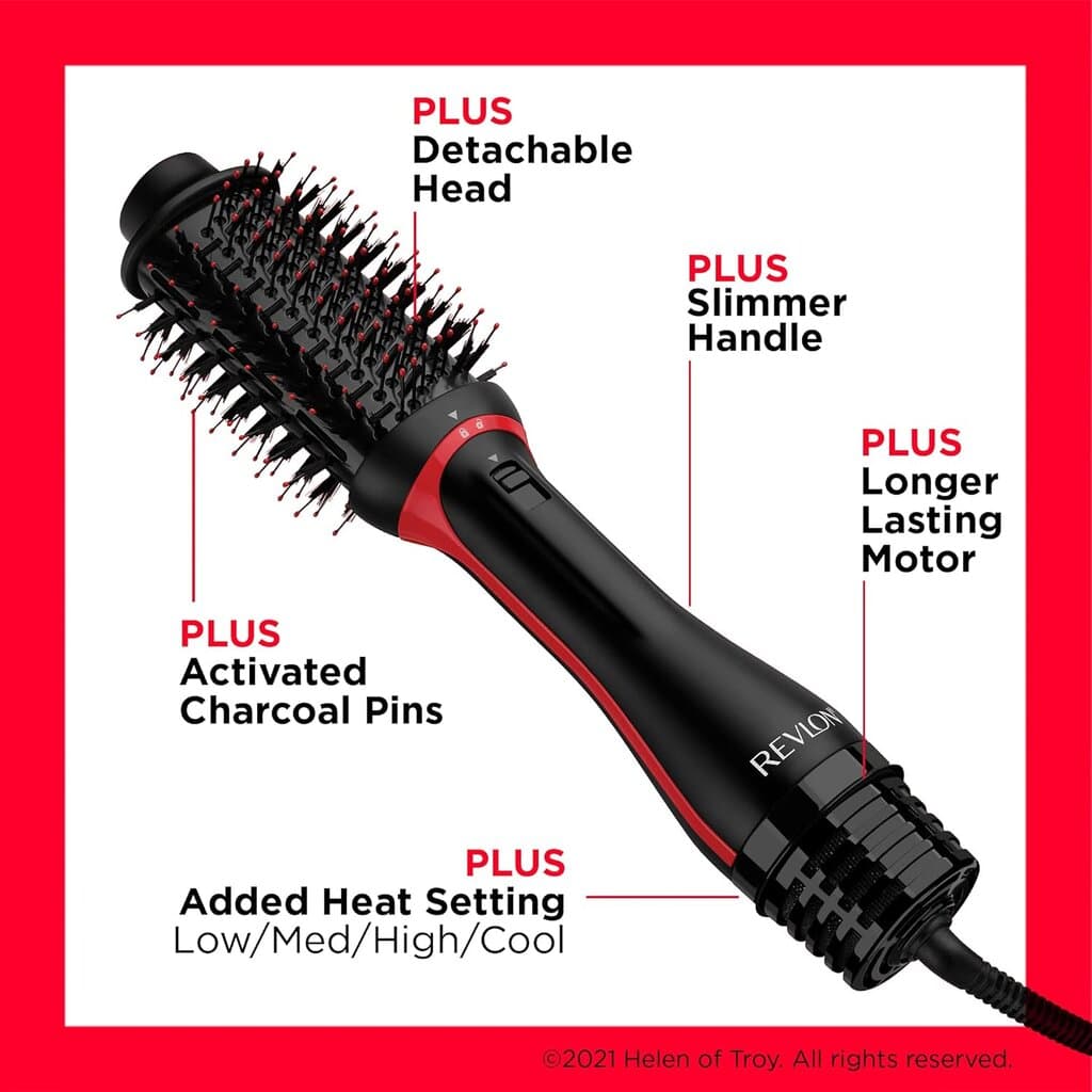 Revlon Round Hair Dryer Brush - RVDR5298UK (Black) 6