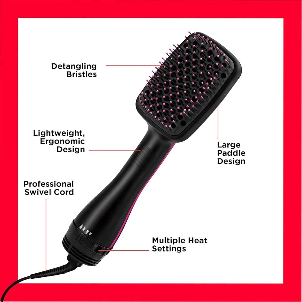 Revlon Hair Dryer Brush - RVDR5212UK3 (Black) 6