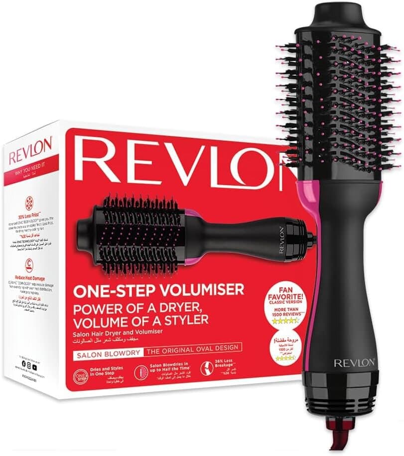 Revlon Round Hair Dryer Brush - RVDR5222UK4 (Black)