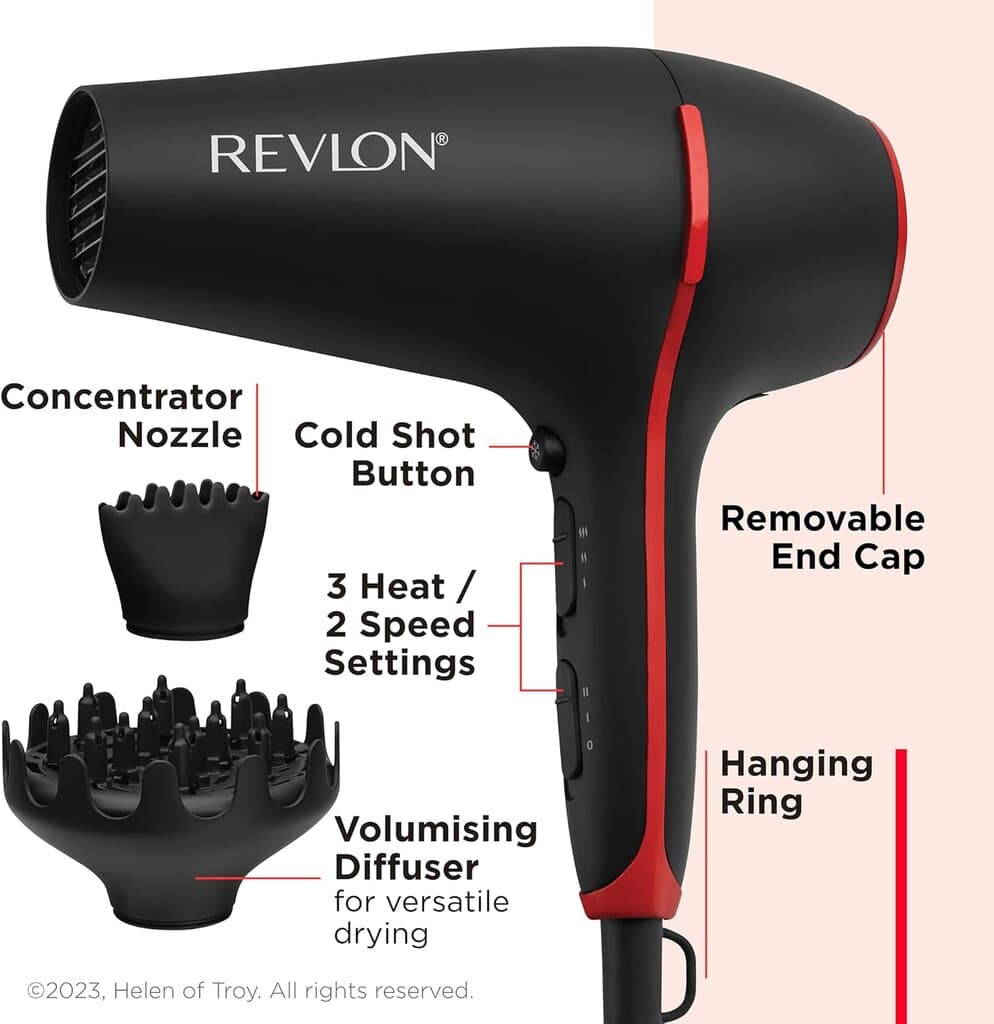 Revlon Coconut Oil Hair Dryer - RVDR5317UK (Black) 4