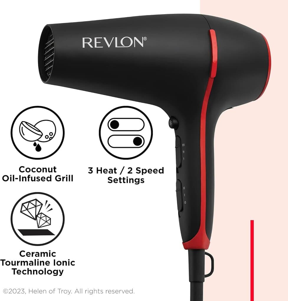 Revlon Coconut Oil Hair Dryer - RVDR5317UK (Black) 6