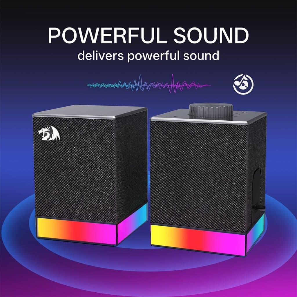 Redragon GS517 Glyph RGB Gaming Speaker 4