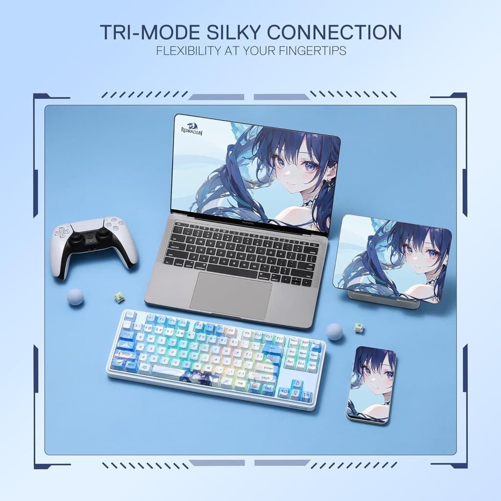 Redragon Star Blade K707AK Pro Anime Wireless Mechanical Gaming Keyboard 3