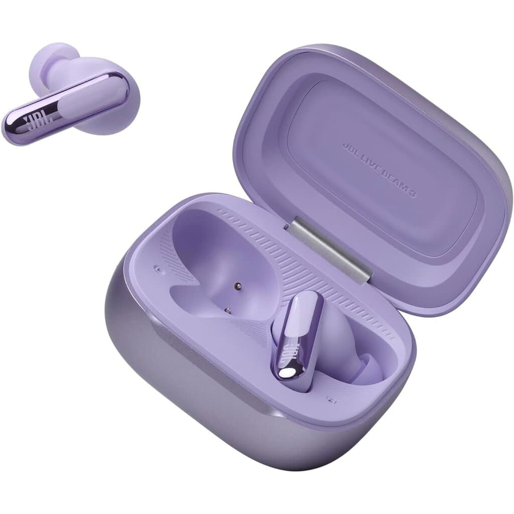 JBL Live Beam 3 True Wireless Noise Cancelling Earbuds - Purple 2
