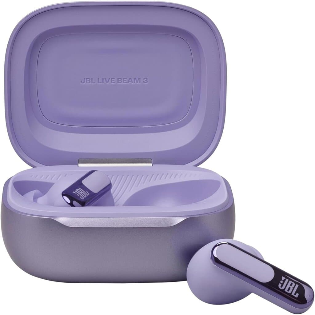 JBL Live Beam 3 True Wireless Noise Cancelling Earbuds - Purple 3