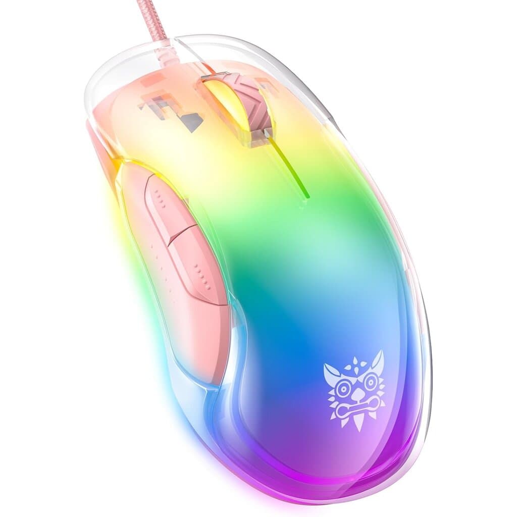 ONIKUMA CW925 Wired Gaming Mouse - Pink