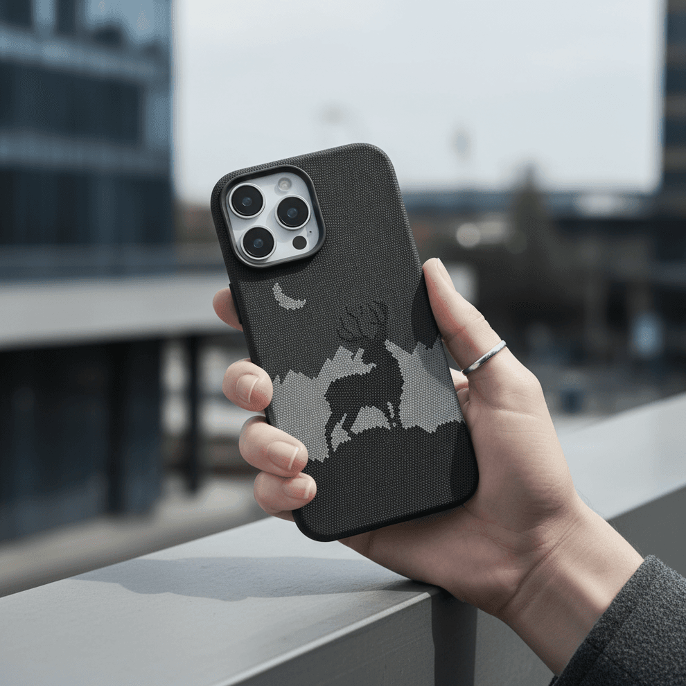 MagCarbon Deer Cover for iPhone 16 Pro Max | Black Deer 6
