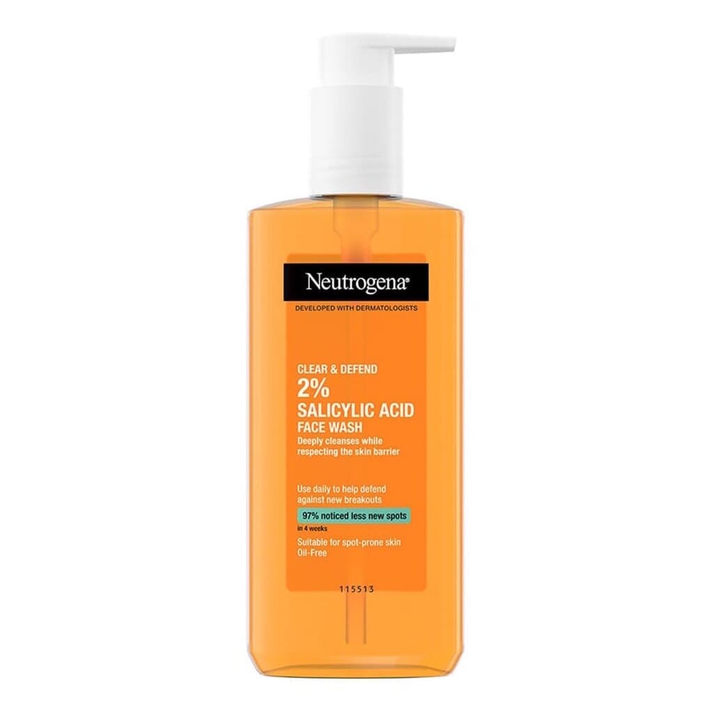Neutrogena Clear & Defend Salicylic Acid Face Wash