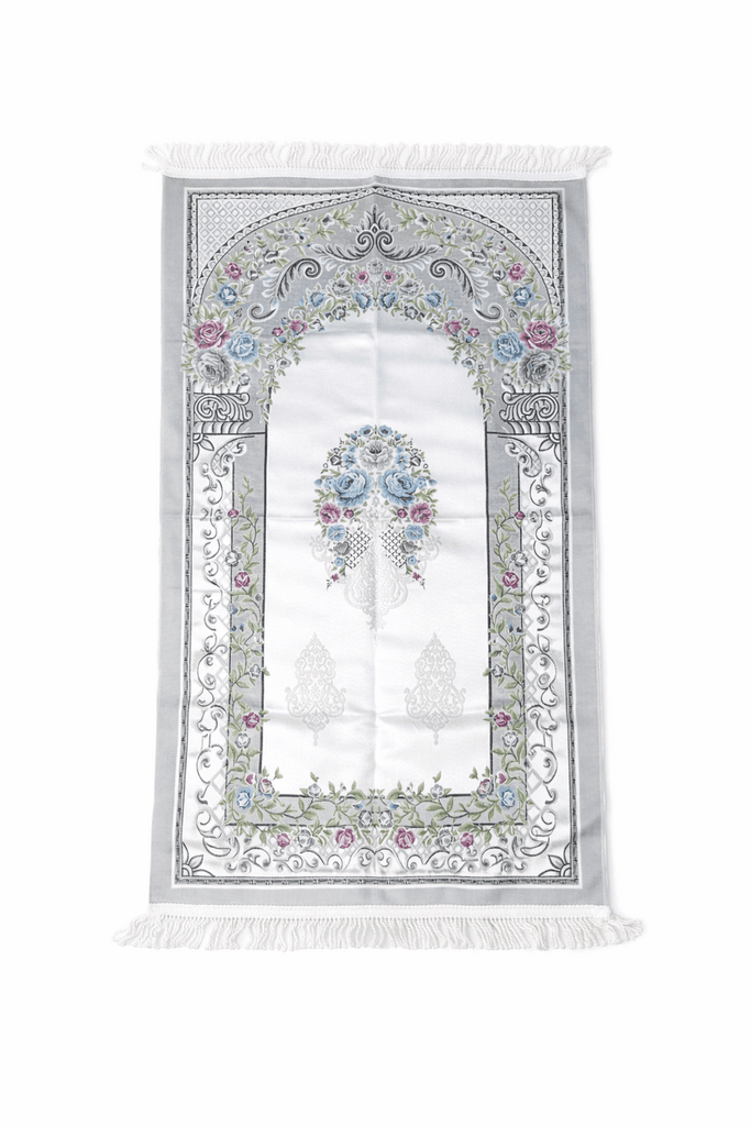 Velvet Prayer Mat - Gray