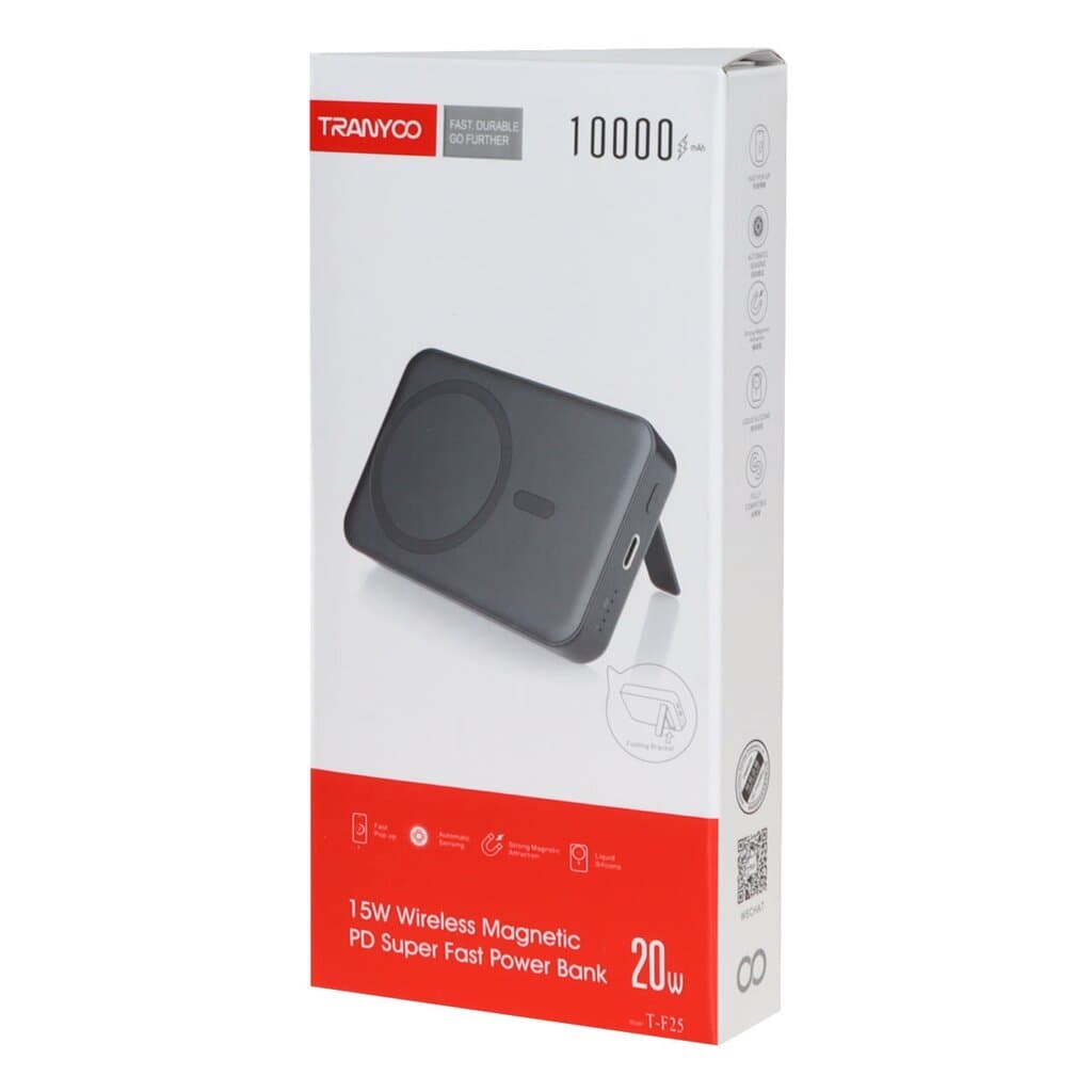 TRANYOO T F25 10000mAh 20W Magnetic Wireless PD Super Fast Power bank