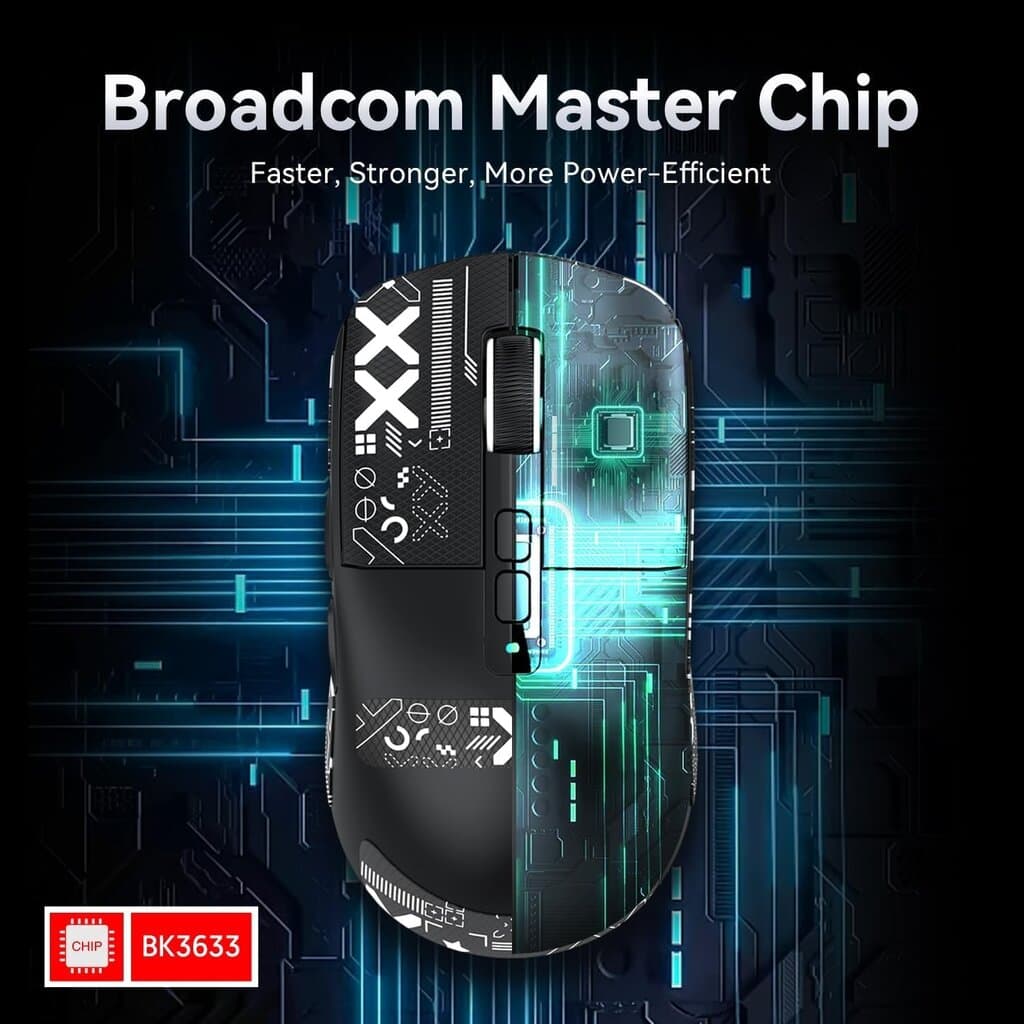 Attack Shark X6 Lightweight Wireless Gaming Mouse - Black 2