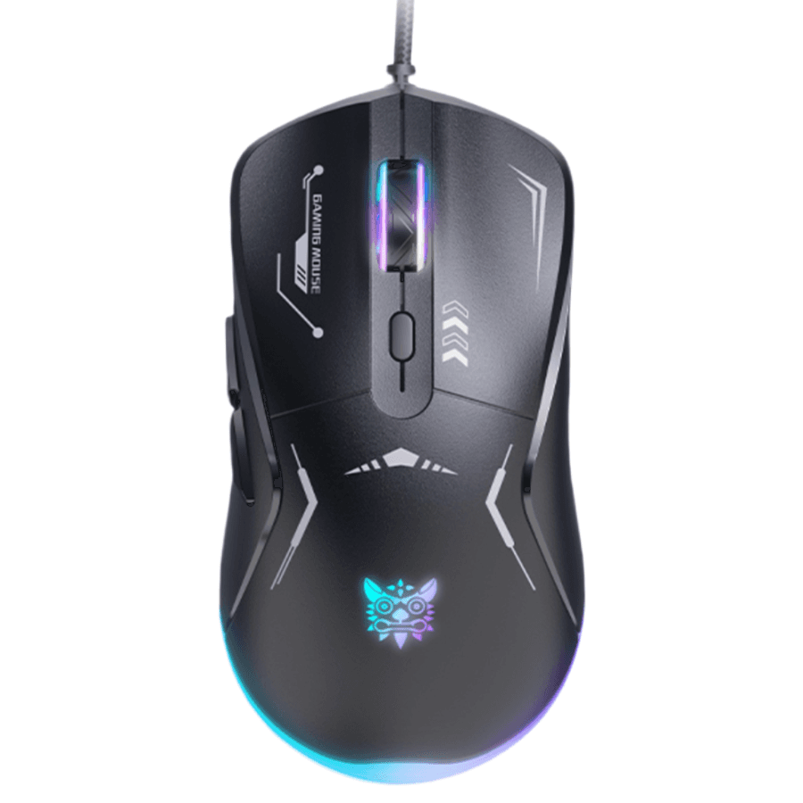 Onikuma CW917 Wired Gaming Mouse RGB - Black