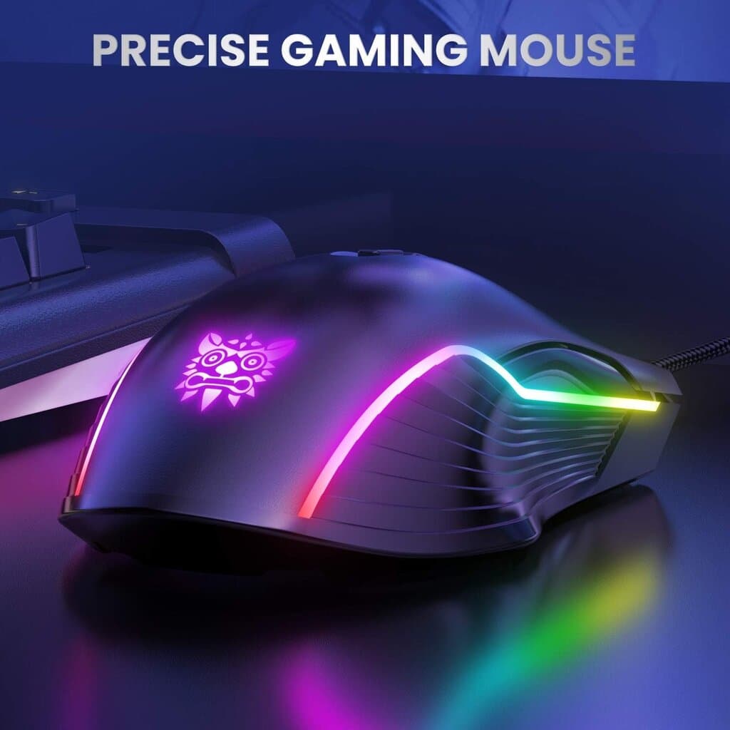 Onikuma CW905 Wired Gaming Mouse RGB - Black 5