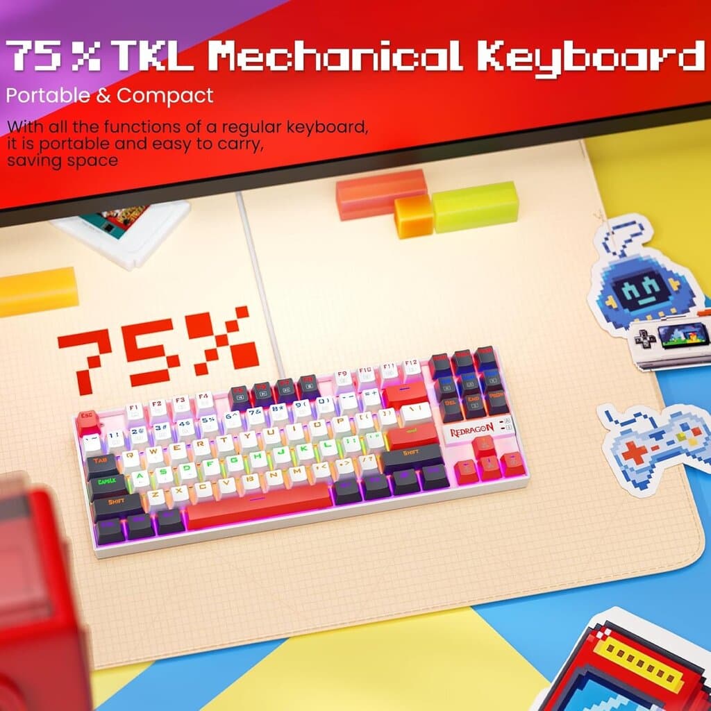 Redragon Kumara K552WLR RGB Wired Mechanical Gaming Keyboard 3