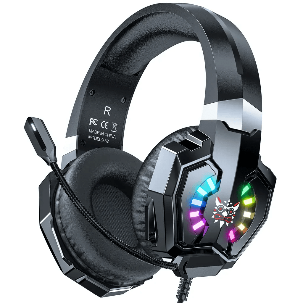 Onikuma X32 Wired Gaming Headset - Black