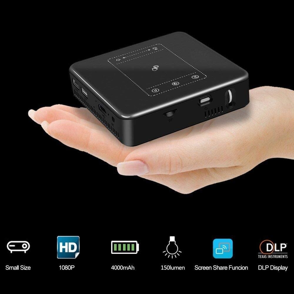 DLP Smart Portable Battery Projector 1080p — photo 3