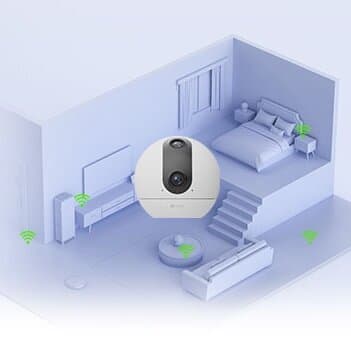 Ezviz C60p Dual Mix Dual-Lens Smart Home Wi-Fi Camera 2K 5