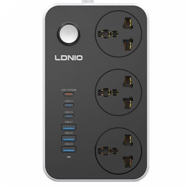 LDNIO SC3604 2500W Power Strip - Black