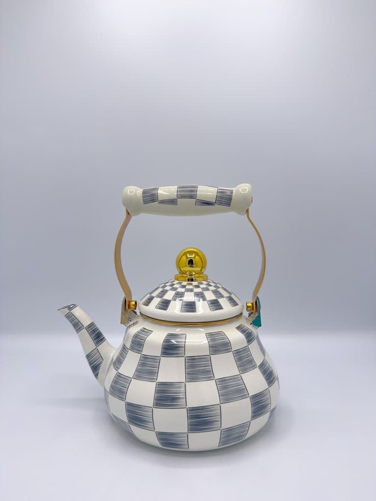 Zinc Kettle & Teapot Set - Light Gray 2