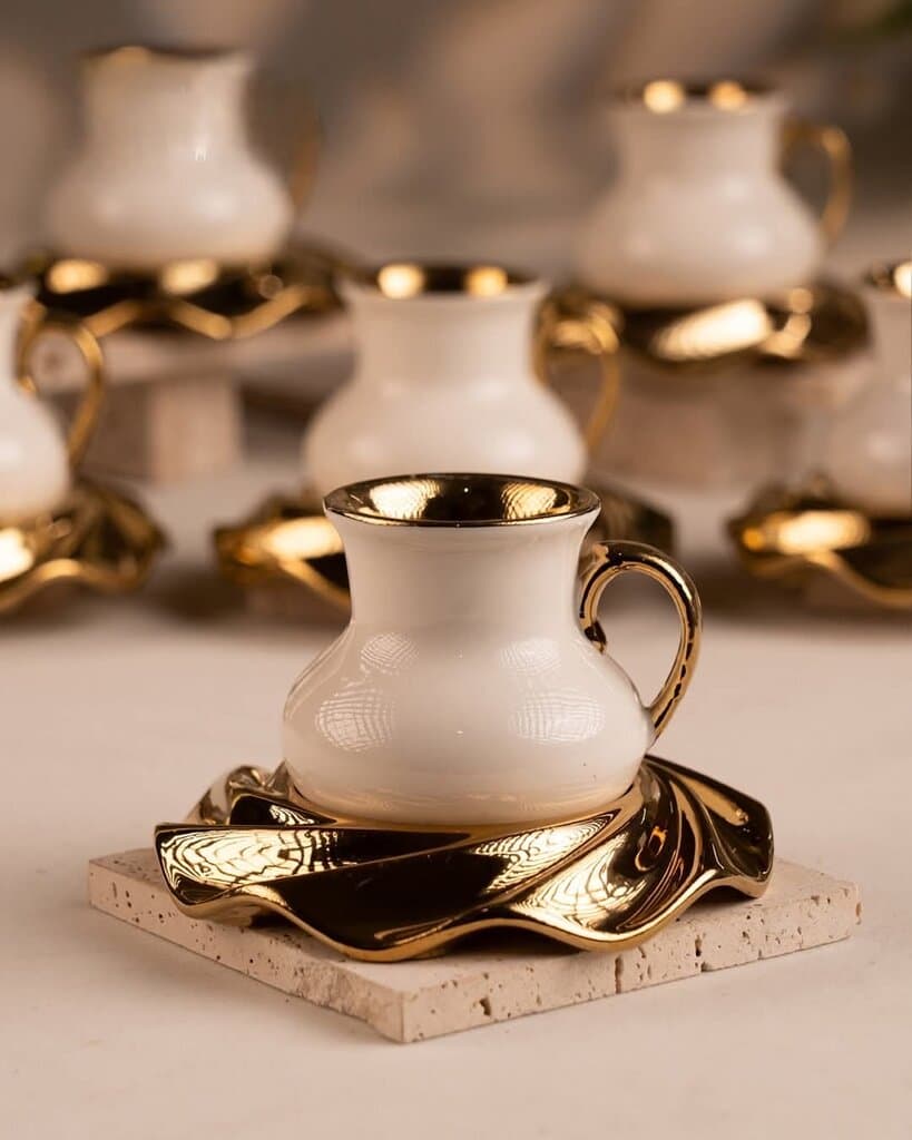 Coffee Cup Set - 6 Piece (White) 2