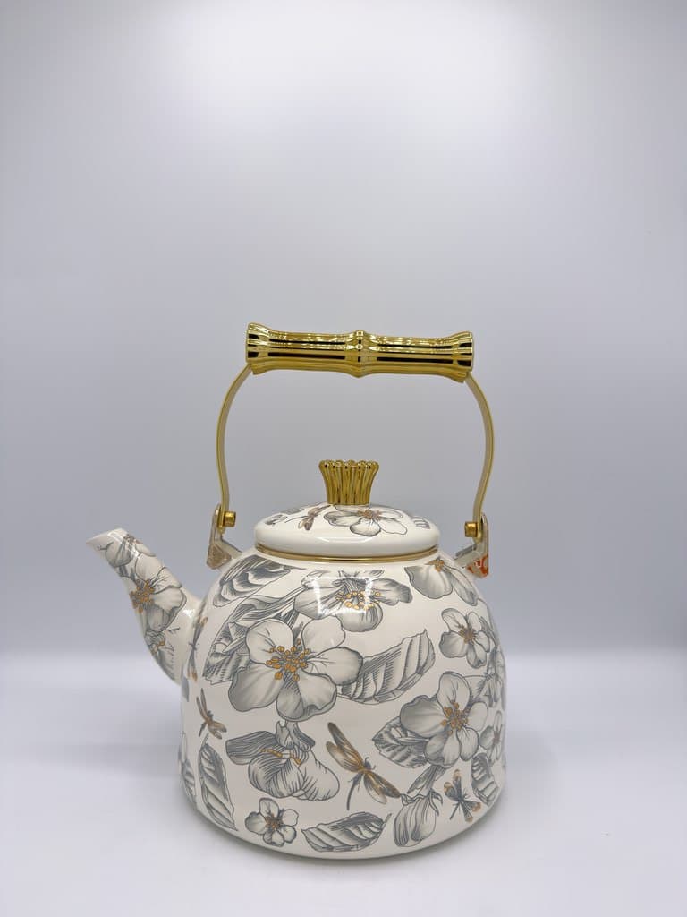 Zinc Kettle & Teapot (White) 2