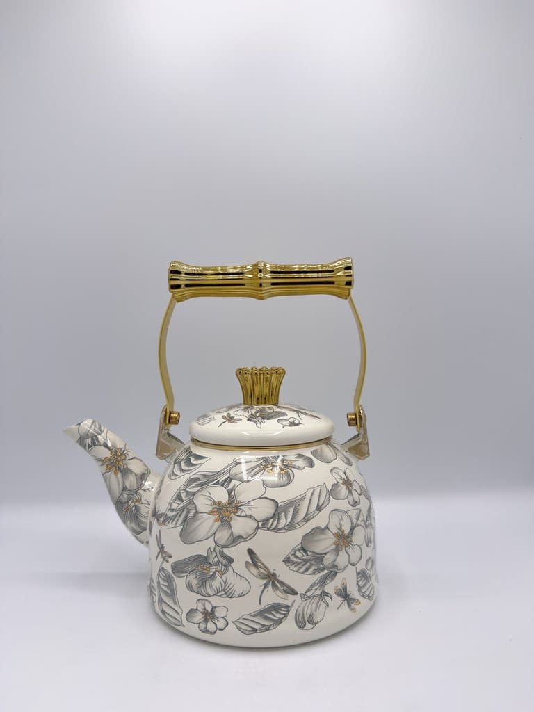 Zinc Kettle & Teapot (White) 4