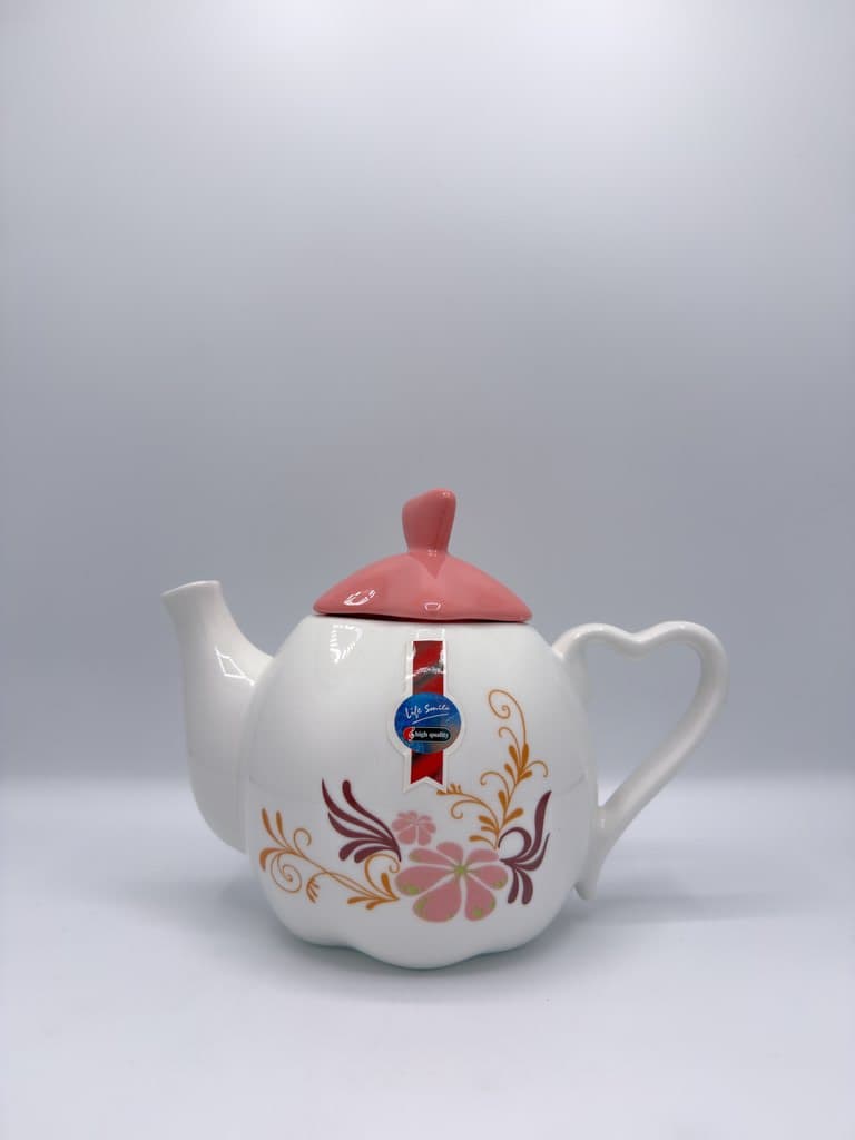 Glass Teapot (Pink)