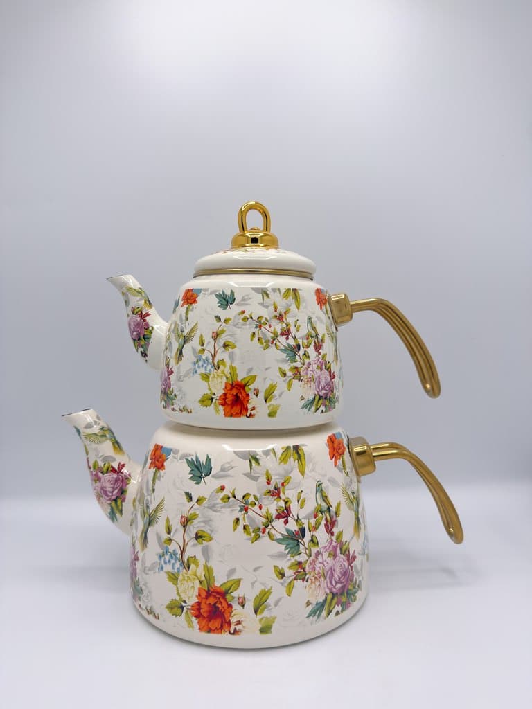 Pyrex Turkish Tea Pot Set - Orange