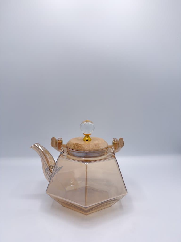 Glass Teapot - Light Brown