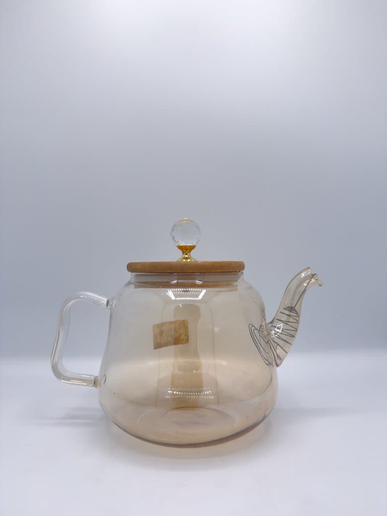 Glass Teapot - Light Brown