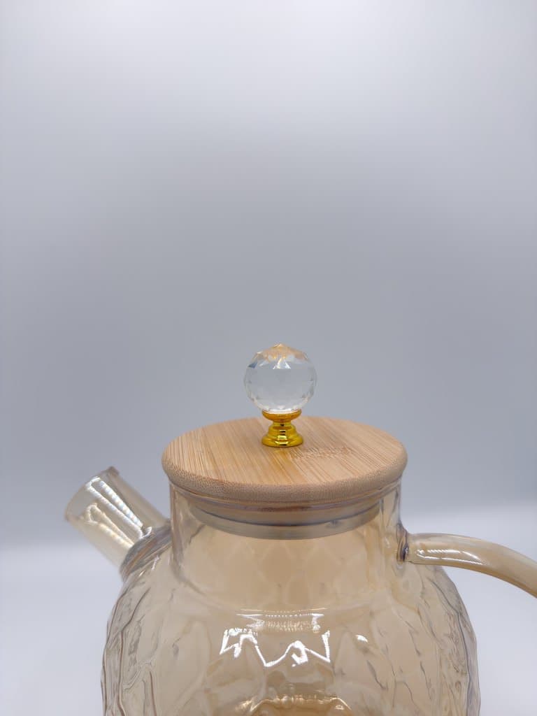 Glass Teapot - Light Brown (S) 3