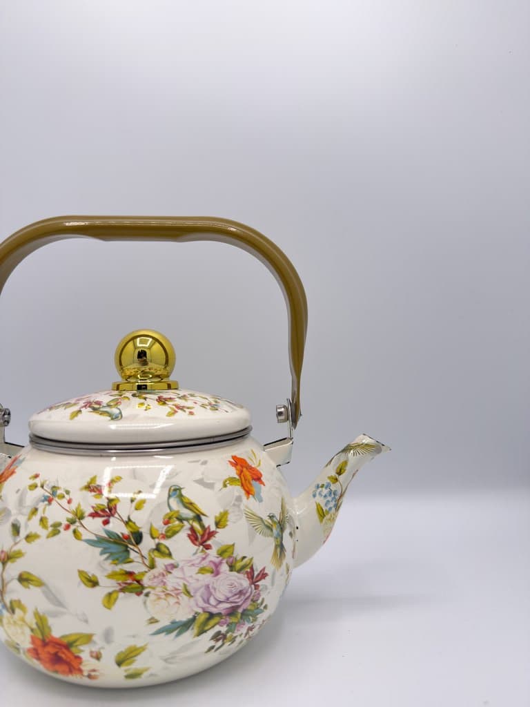 Zinc Kettle & Teapot (White) 3