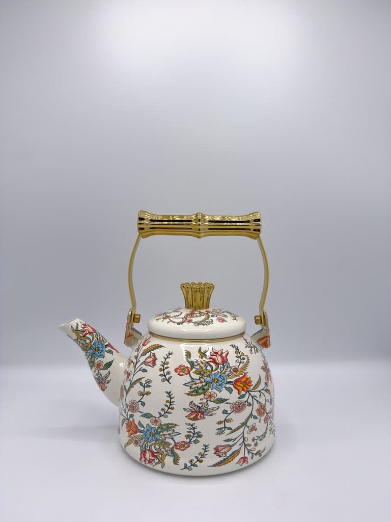Zinc Kettle & Teapot (White)