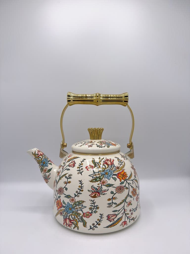 Zinc Kettle & Teapot (White) 3