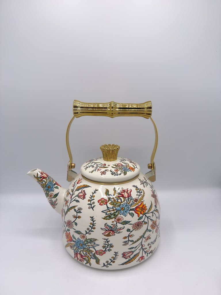 Zinc Kettle & Teapot (White) 4