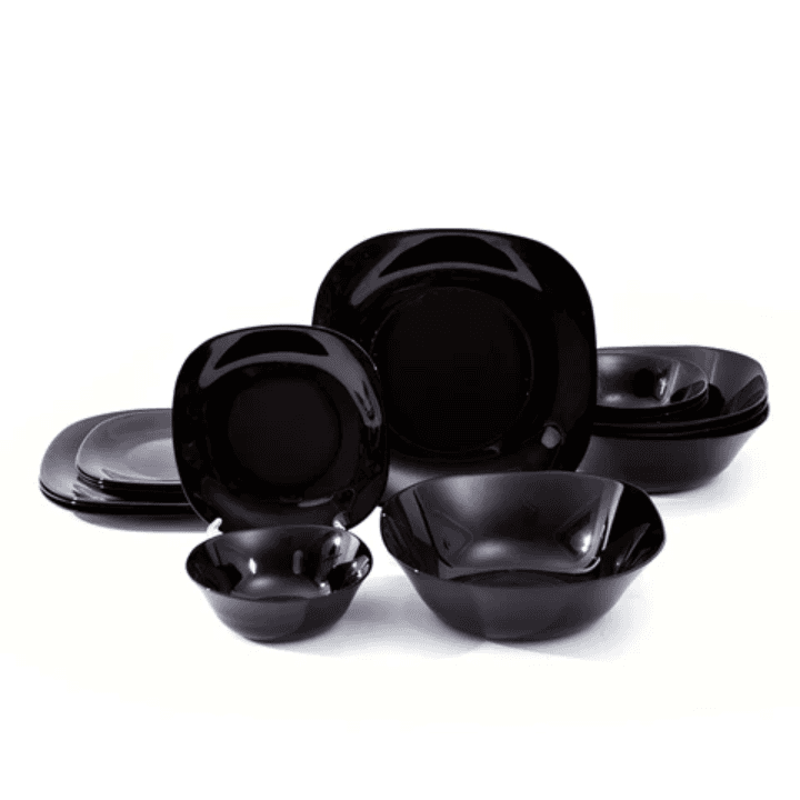 Dinnerware Set - 26 Piece (Black)
