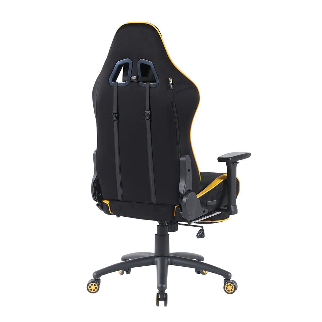 Ari Gaming 120cm Table + Horizon Gaming Chair Combo - Black & Yellow 6