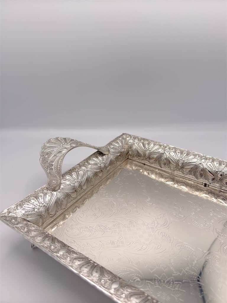 Serving Tray (Silver) 4