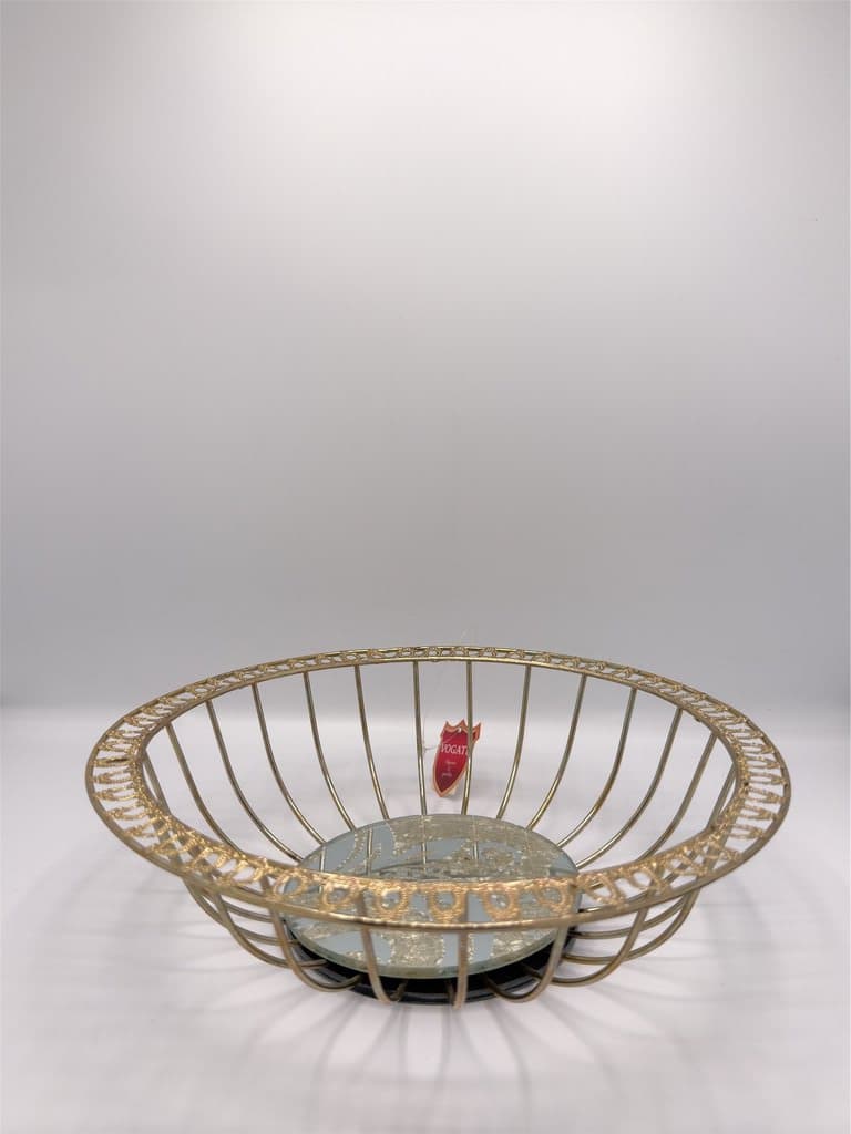 Decorative Fruit and Sweets Basket (Gold)