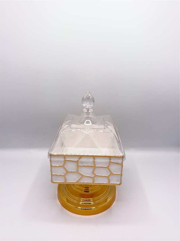 Candy Jar with Lid (White) 3