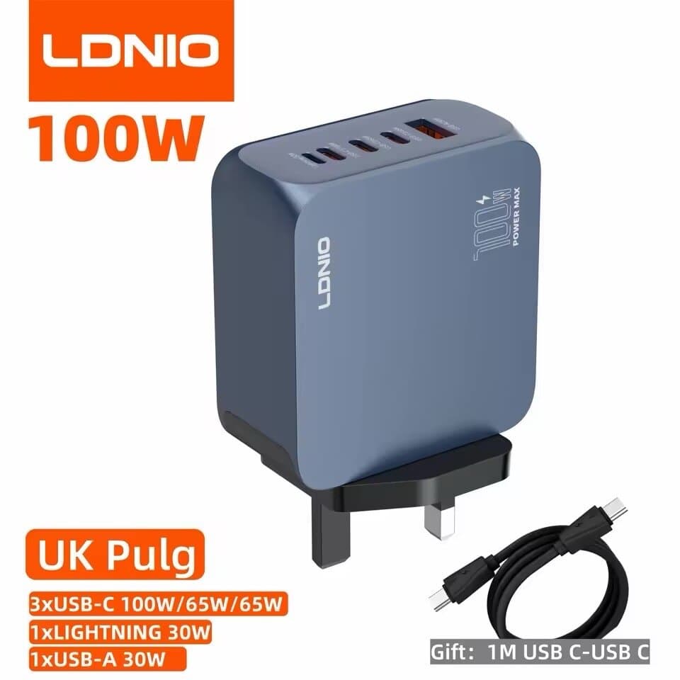 LDNIO 100W 5-Port GaN Fast Charger