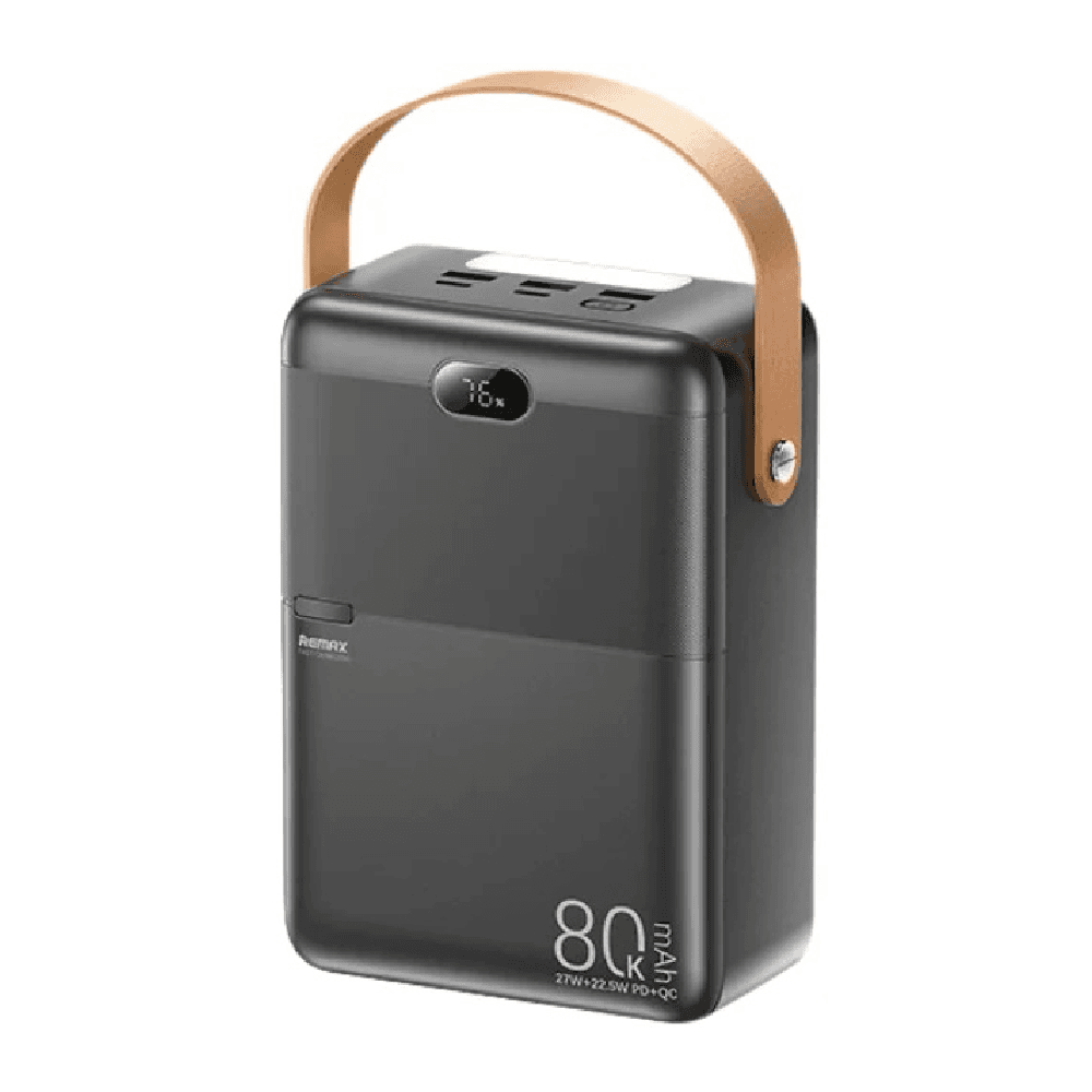 Remax Piloteer Series 80,000mAh PD + QC Power Bank - RPP-118 (Grey)