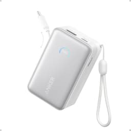 Anker Nano Power Bank 10,000mAh With Built-in TYPE-C Cable 45W (White) — photo 2