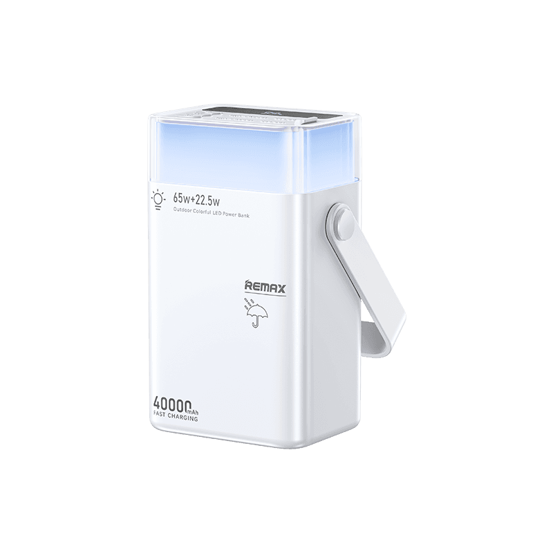 Remax 40000mAh 65W+22.5W Outdoor Power Bank with Colorful LED Light