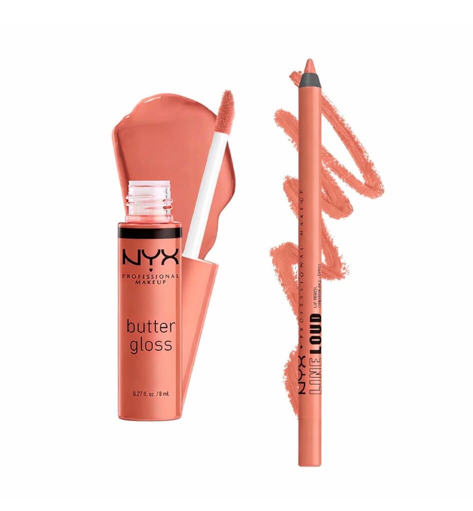 NYX Butter Gloss & Lip Liner Set