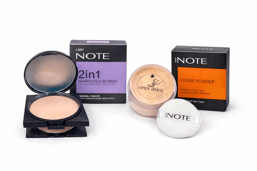 NOTE Powder Set – Loose Powder & 2-in-1 Mineral Powder (Shade 2)