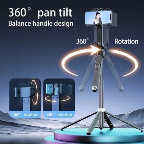 Q515TK 1.8M Tracking Gimbal Selfie Stick & Tripod | All-in-One Professional Stand 2