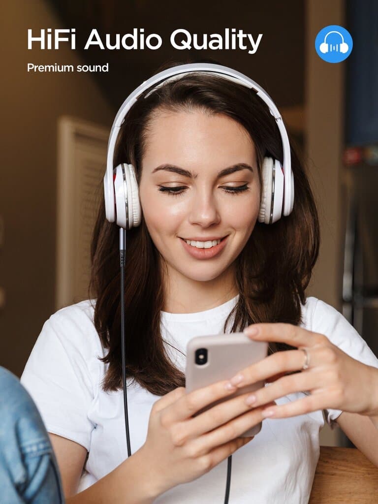 JOYROOM SY-A07 Type-C to 3.5mm High-Fidelity AUX Audio Cable (1.2m/4ft) 7